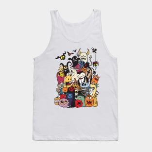 Monster doodle Tank Top